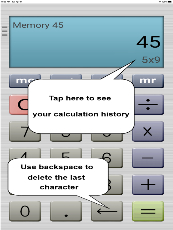 Screenshot #4 pour Plus Calculator