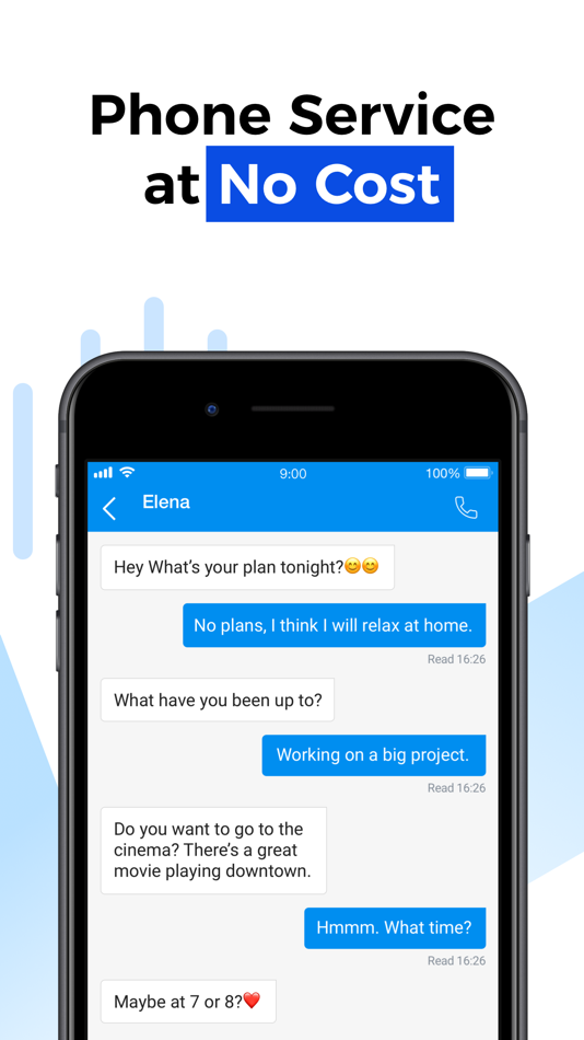 #5. Dingtone: Phone Calls + Texts (iOS) By: Sixapps Limited