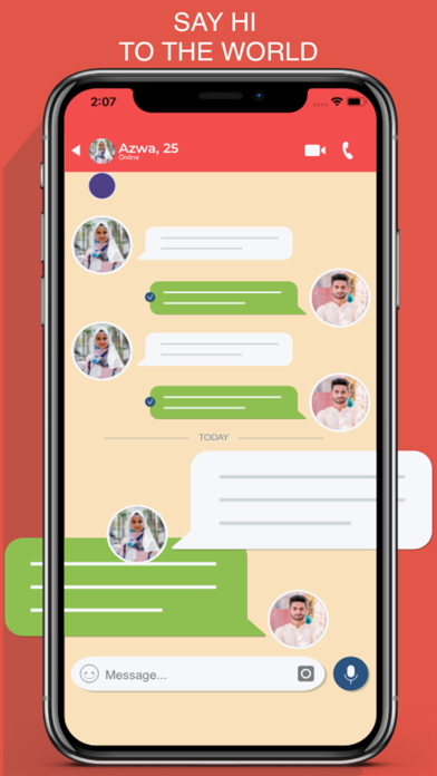 Right - Muslim Social App Screenshot