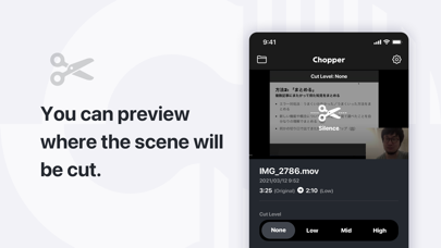 Screenshot #2 pour Chopper: Video/Audio Shortener