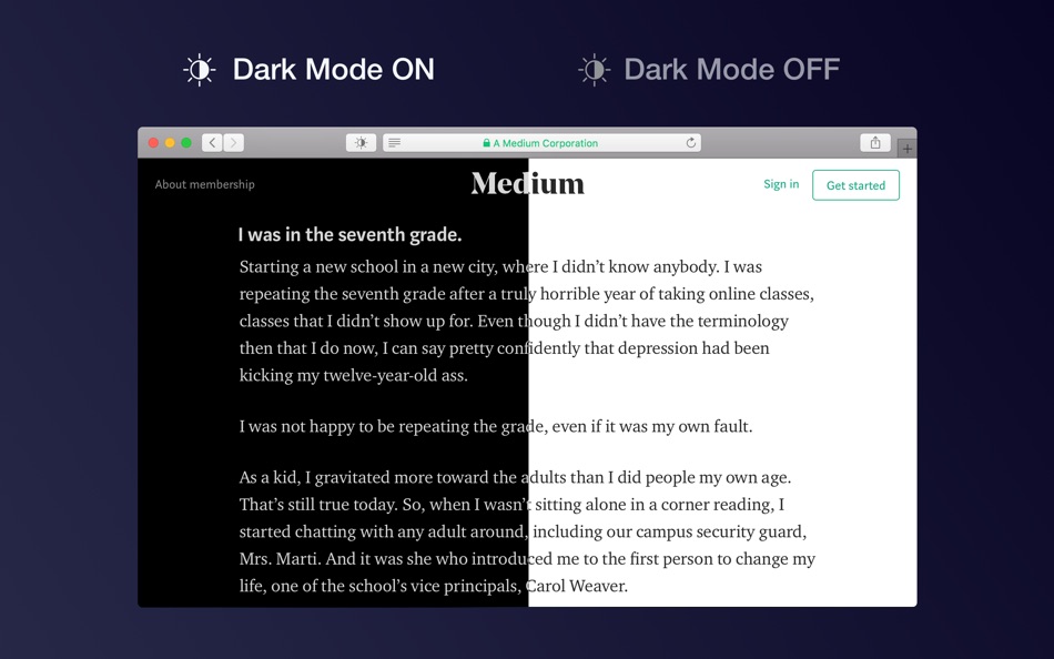 #2. Dark Mode for Safari (macOS) 由: Denk Alexandru