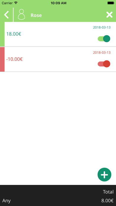 PayMe - Accounts for trips Screenshot