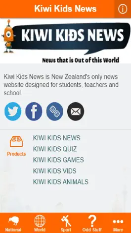 Game screenshot Kiwi Kids News apk