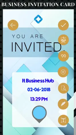 Game screenshot Business Invitation Cards HD mod apk