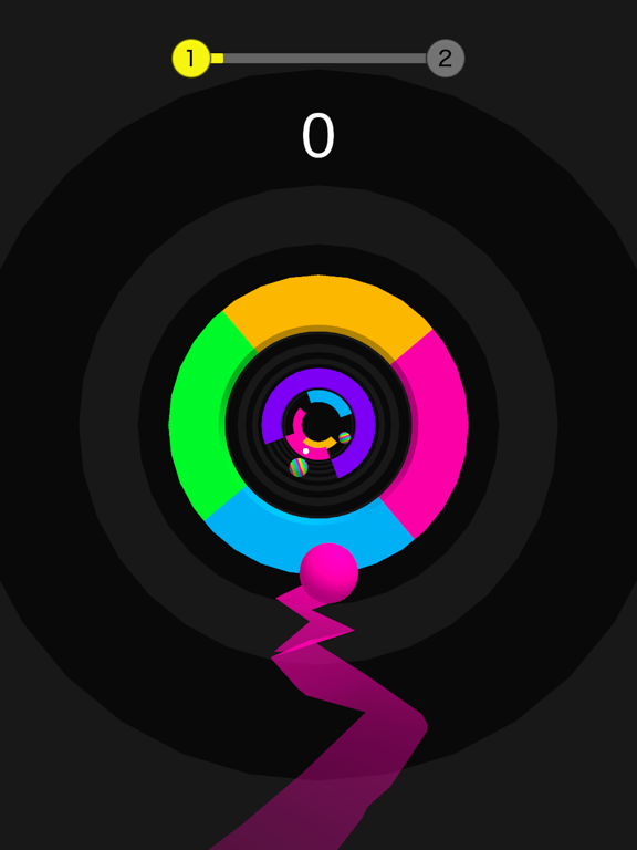 Helix Color Ball - Switch Run iPad screenshot 1 - Games app