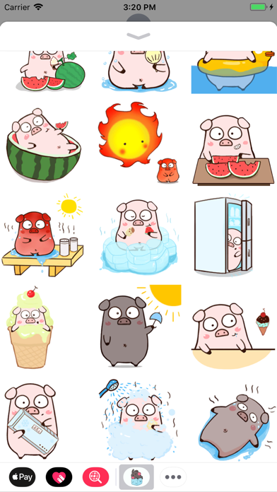 Summer Bunny Animated Stickers screenshot 4