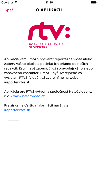 Screenshot #3 pour iReportér RTVS