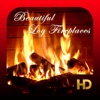 Beautiful Log Fireplaces HD icon