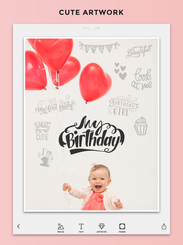 ‎Adorable - Baby Photo Editor Screenshot