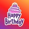 Happy Birthday Party Cake Wish
