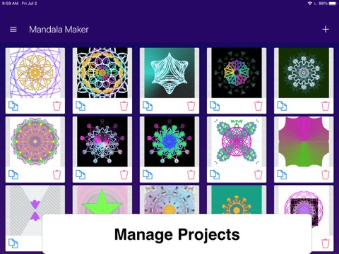 Mandala Maker: symmetry doodleのおすすめ画像8