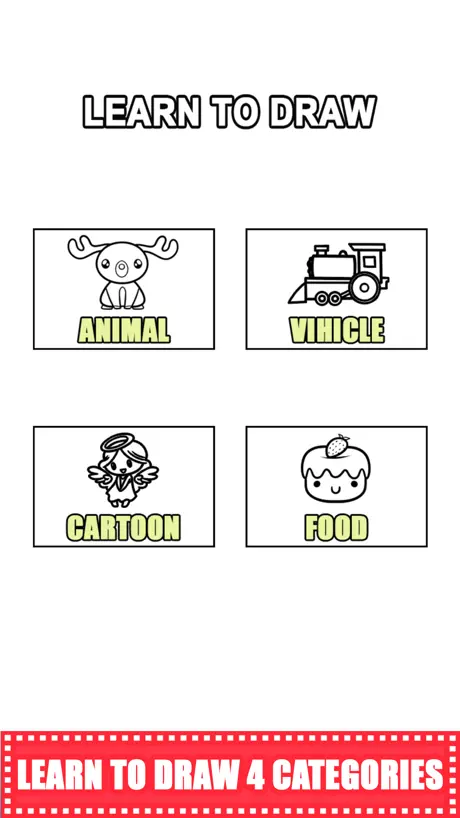 Learn How To Draw Animals Line