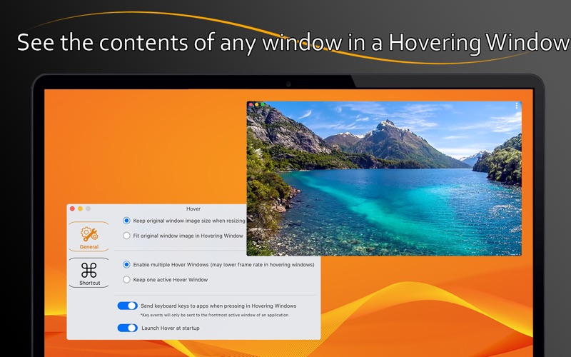 Screenshot #1 pour Hover - Always on Top Windows