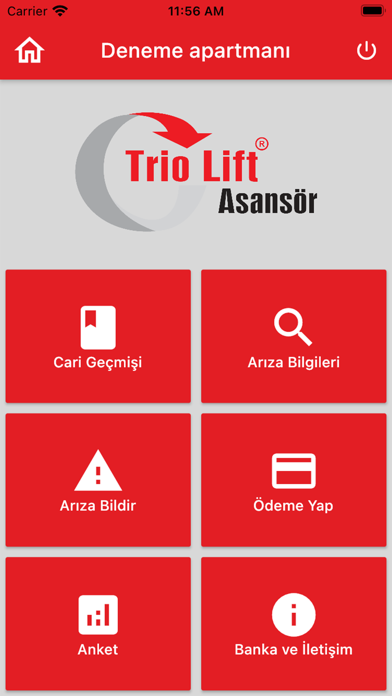 Trio Lift Asansör Screenshot