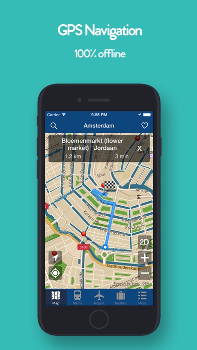 アムステルダムオフライン地図 - シティメトロエアポートのおすすめ画像2