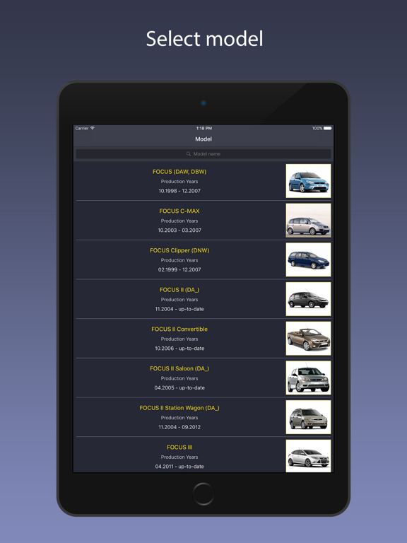 Screenshot #1 for TechApp for Ford