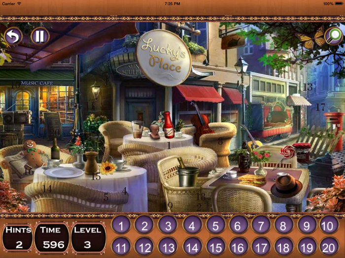 Hidden Numbers 4 in 1 Game