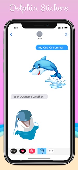 Ocean Dolphin Stickers(圖4)-速報App
