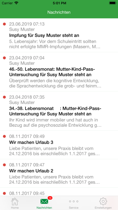 Screenshot #2 pour PraxisApp Mein Pädiater