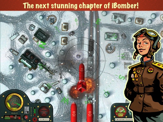 iBomber Winter Warfare iPad app afbeelding 1