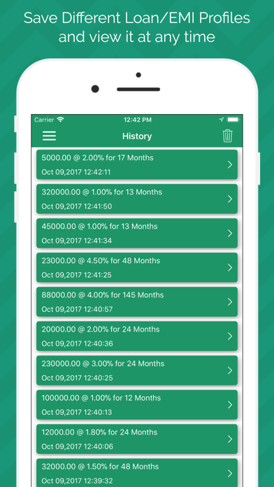 EMI Calculator - Loan Manager Screenshot