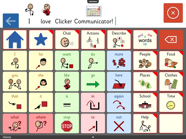Clicker Communicator: AAC