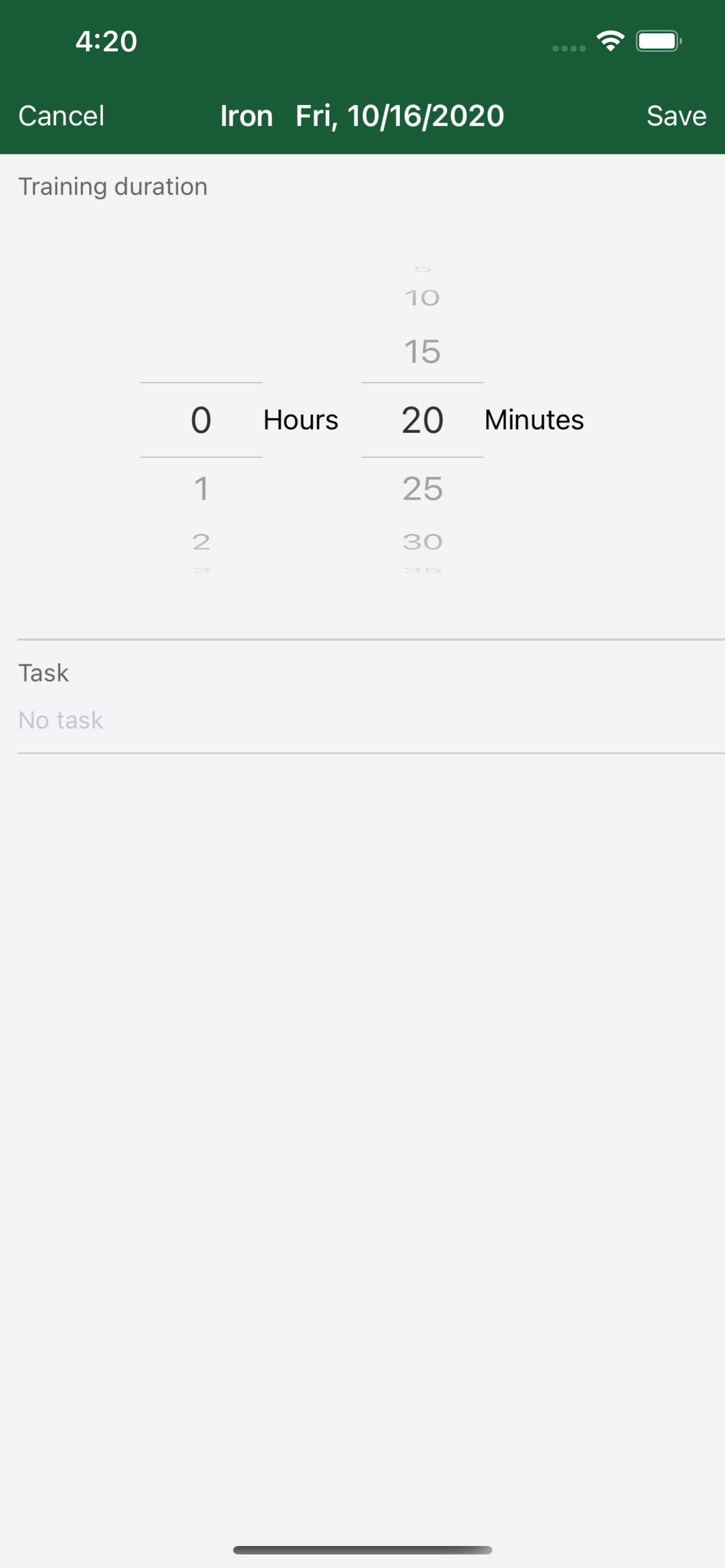 Golf Logbook