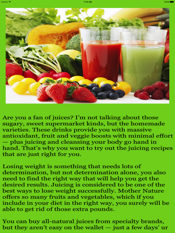 Screenshot #4 pour Juice Recipes Encyclopedia