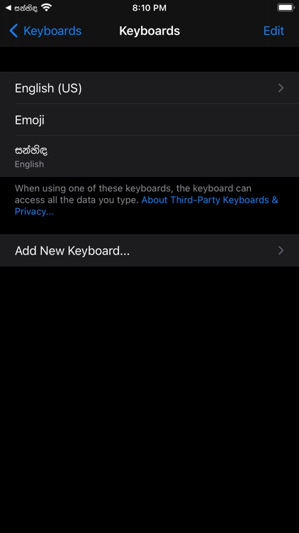 Sanhinda Sinhala Keyboard screenshot-5