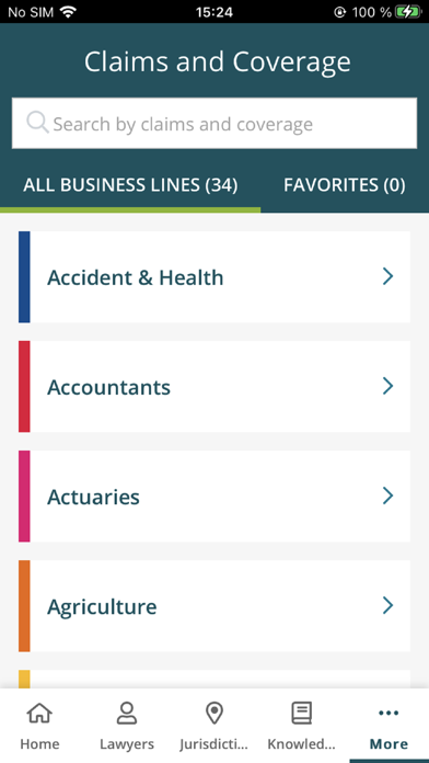 CMS Insurance App Screenshot