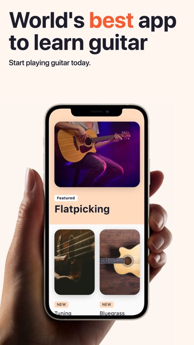 Guitar Learning App Screenshot