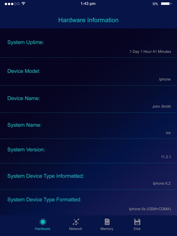 Screenshot #4 pour System Monitor - System Info