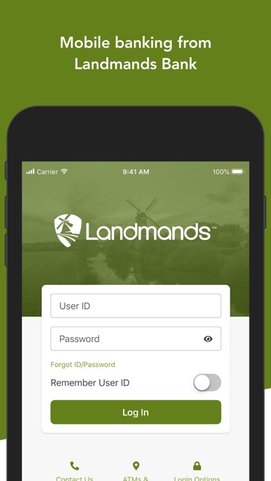 Landmands Bank Screenshot