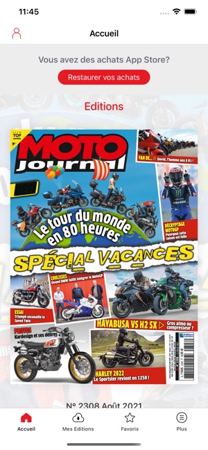 Moto Journal Magazine dans l'App Store