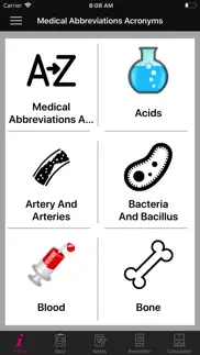 medical abbreviations acronyms iphone screenshot 2