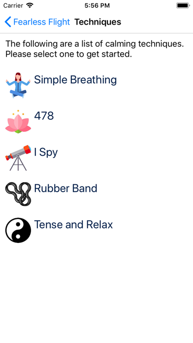 Fearless Flight iPhone screenshot 3 - Travel app
