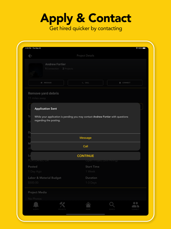 Screenshot #6 pour ToolBelt: Find Labor Find Work