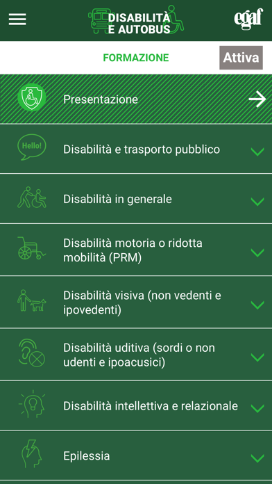 Disabilità bus Screenshot