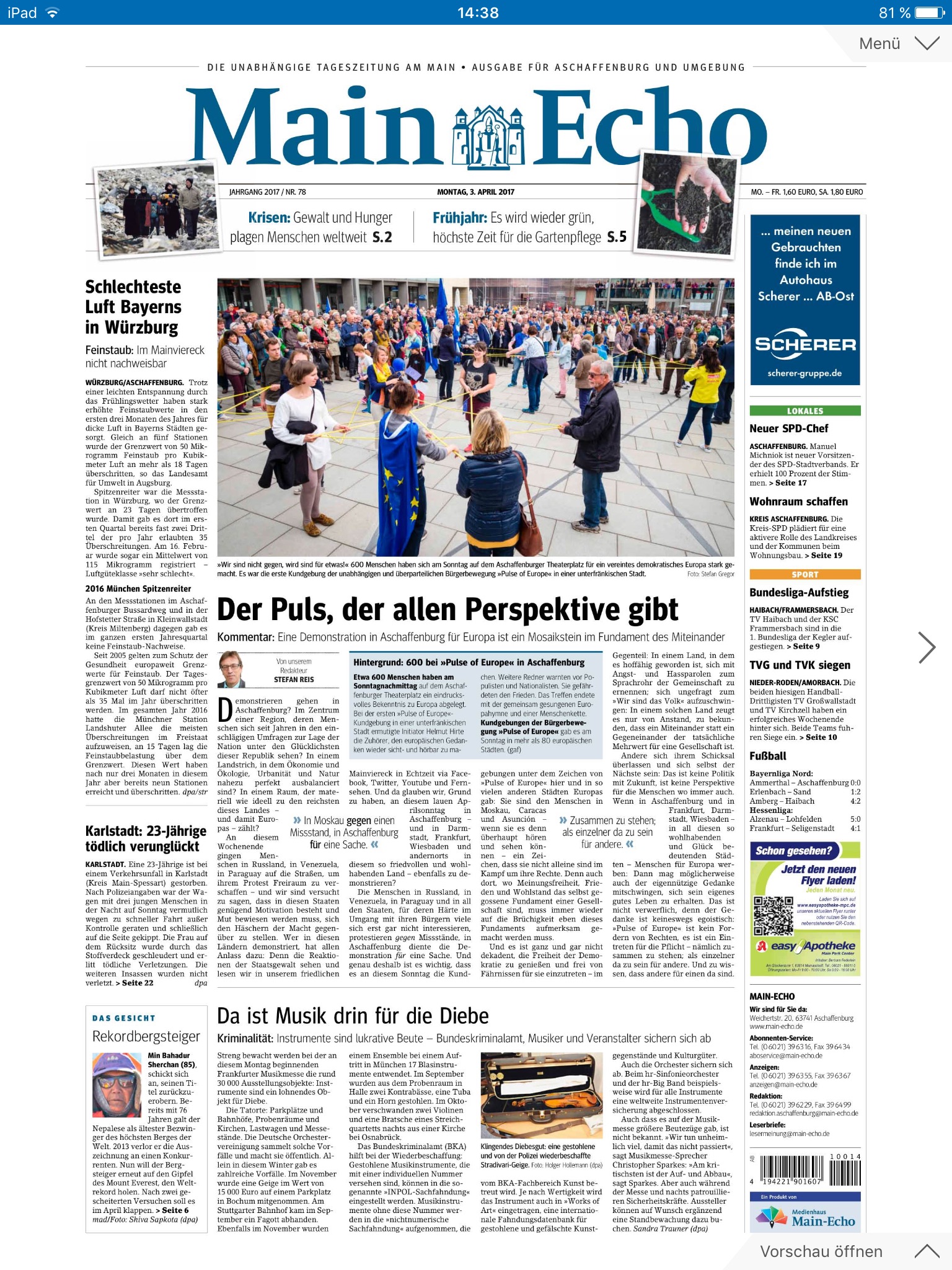 Main-Echo E-PAPER screenshot 3