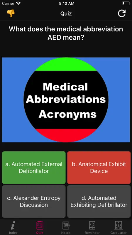 Medical Abbreviations Acronyms screenshot 8 of 10
