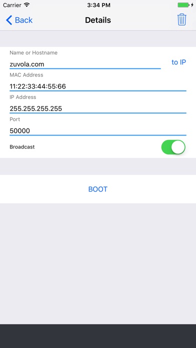 RemoteBoot WOLのスクリーンショット2 RemoteBoot WOLのスクリーンショット2