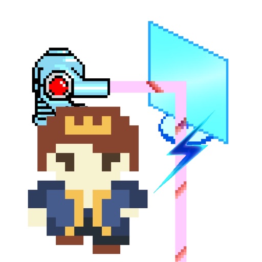 pixel ray icon