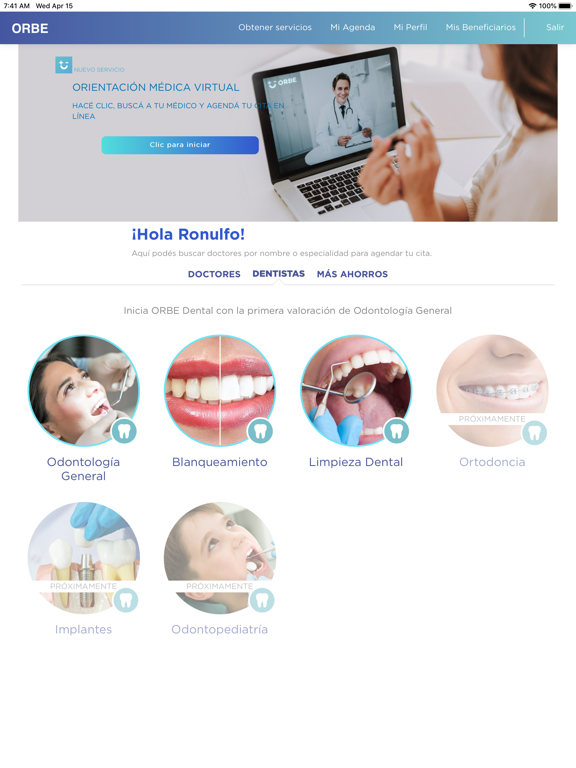ORBE iPad screenshot 3 - Medical app