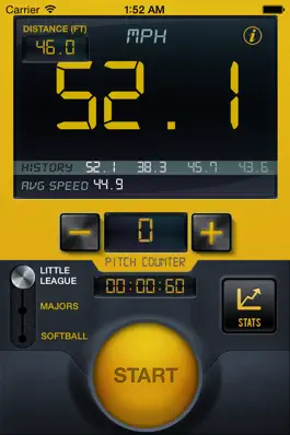 Game screenshot Baseball Speed Radar Gun Pro apk