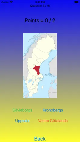 Game screenshot Provinces of Sweden -game apk
