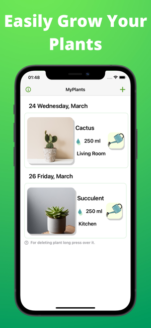 ‎House Plant Watering Reminder Screenshot