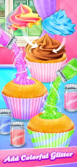 Game screenshot Glitter Cupcake Desserts apk