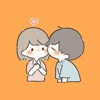 Boy and Girl Stickers icon