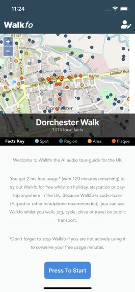 Game screenshot Walkfo: Audio Travel Guide App mod apk