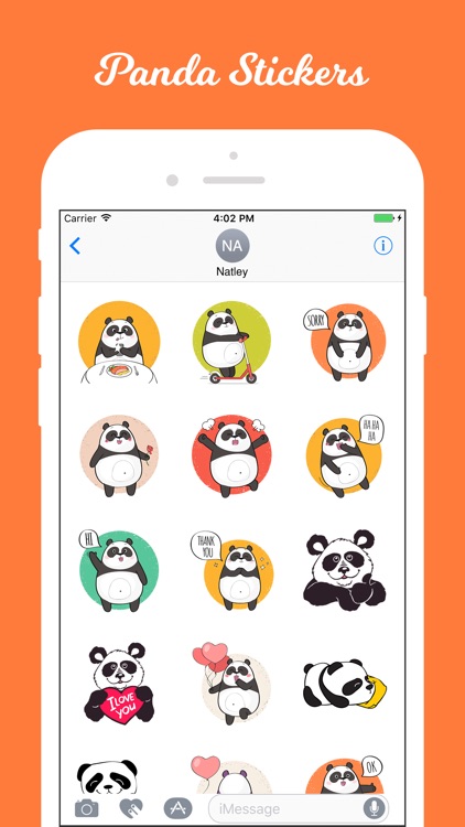 Fun Panda Stickers